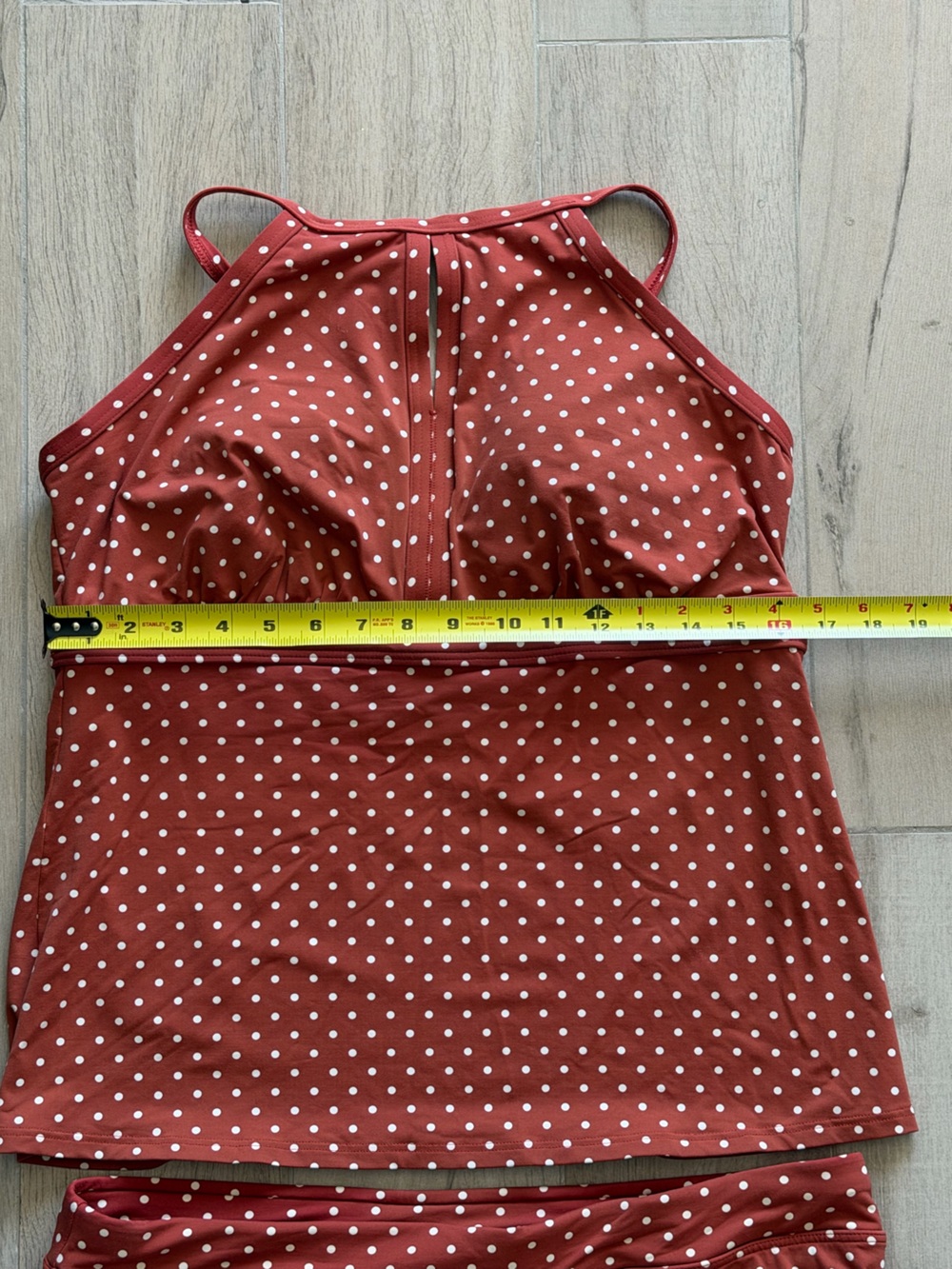Lands' End SWIM Polka Dot Swim top+skirt - Picture 10 of 11